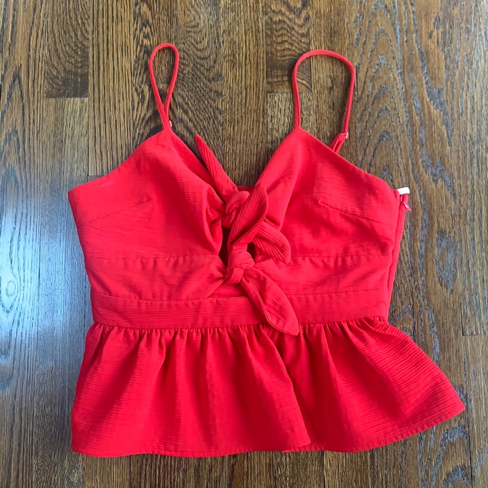 Tie Front Going Out Top